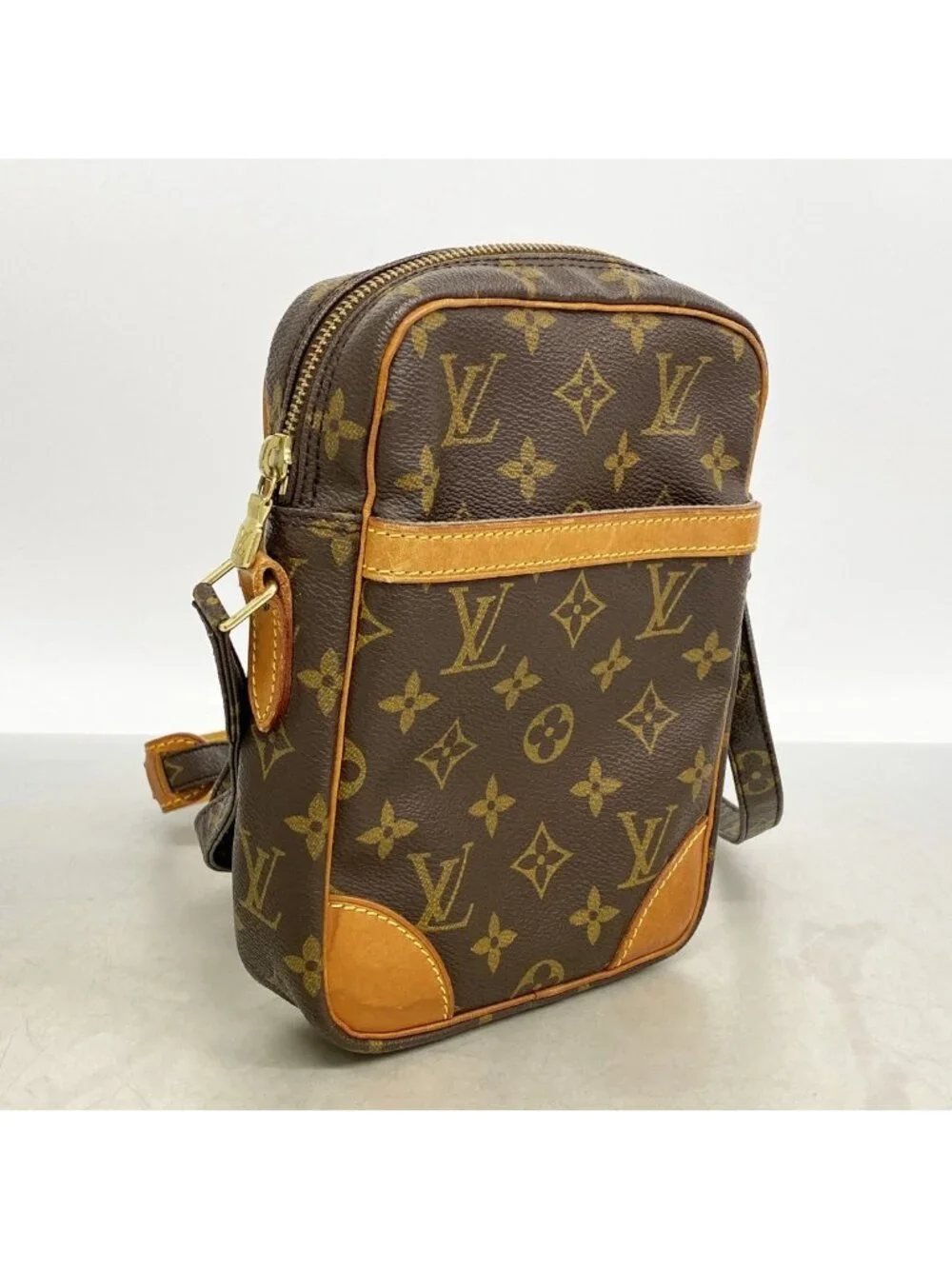 Louis Vuitton Shoulder Bag Monogram Danube Brown